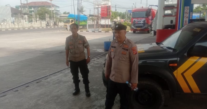 Hari Long Weekend, SPBU Jatisari Sasaran Patroli Polsek Jatisari