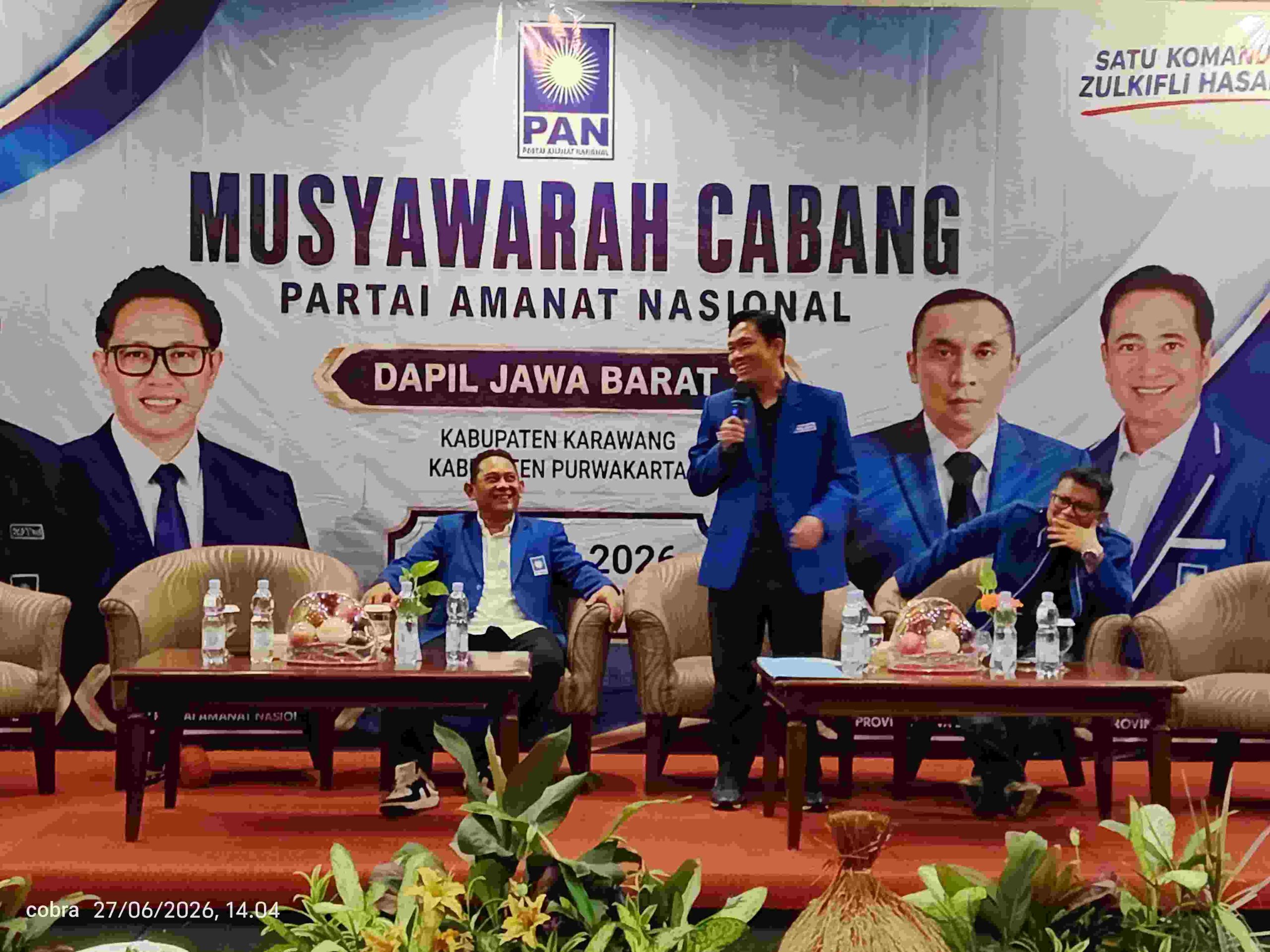Perkuat Struktur Hingga Akar Rumput, PAN Karawang dan Purwakarta Gelar Rakerda Terpadu