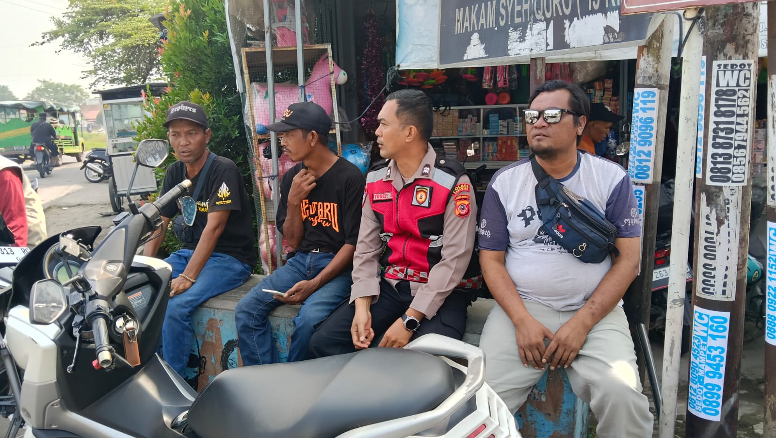 Antisipasi Kenakalan Remaja, Bhabinkamtibmas Polsek Telagasari Ajak Warga Waspadai Potensinya