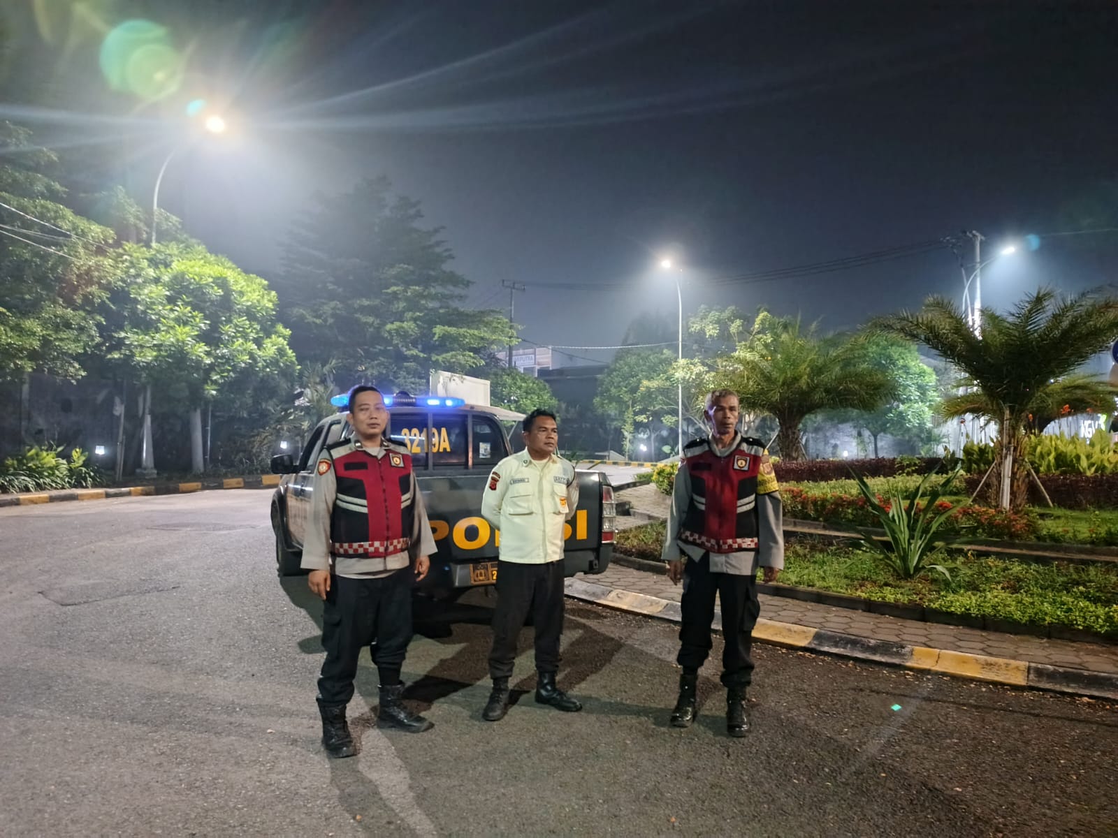 Samapta Polsek Klari Patroli Blue Light Malam, Sasaran Perumahan KGV