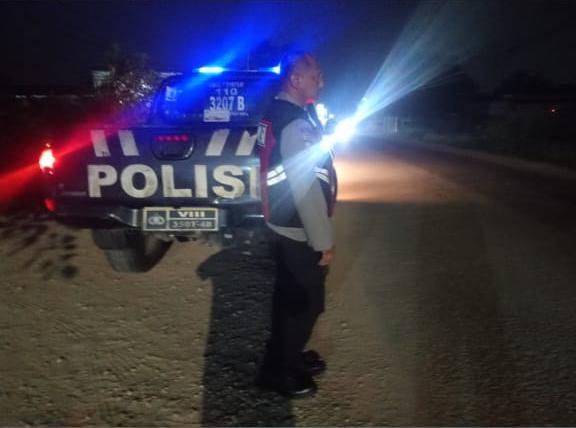 Pastikan Lingkungan Kondusif, Patroli Polsek Telagasari Susuri Wilayah Rawan Gukamtibmas