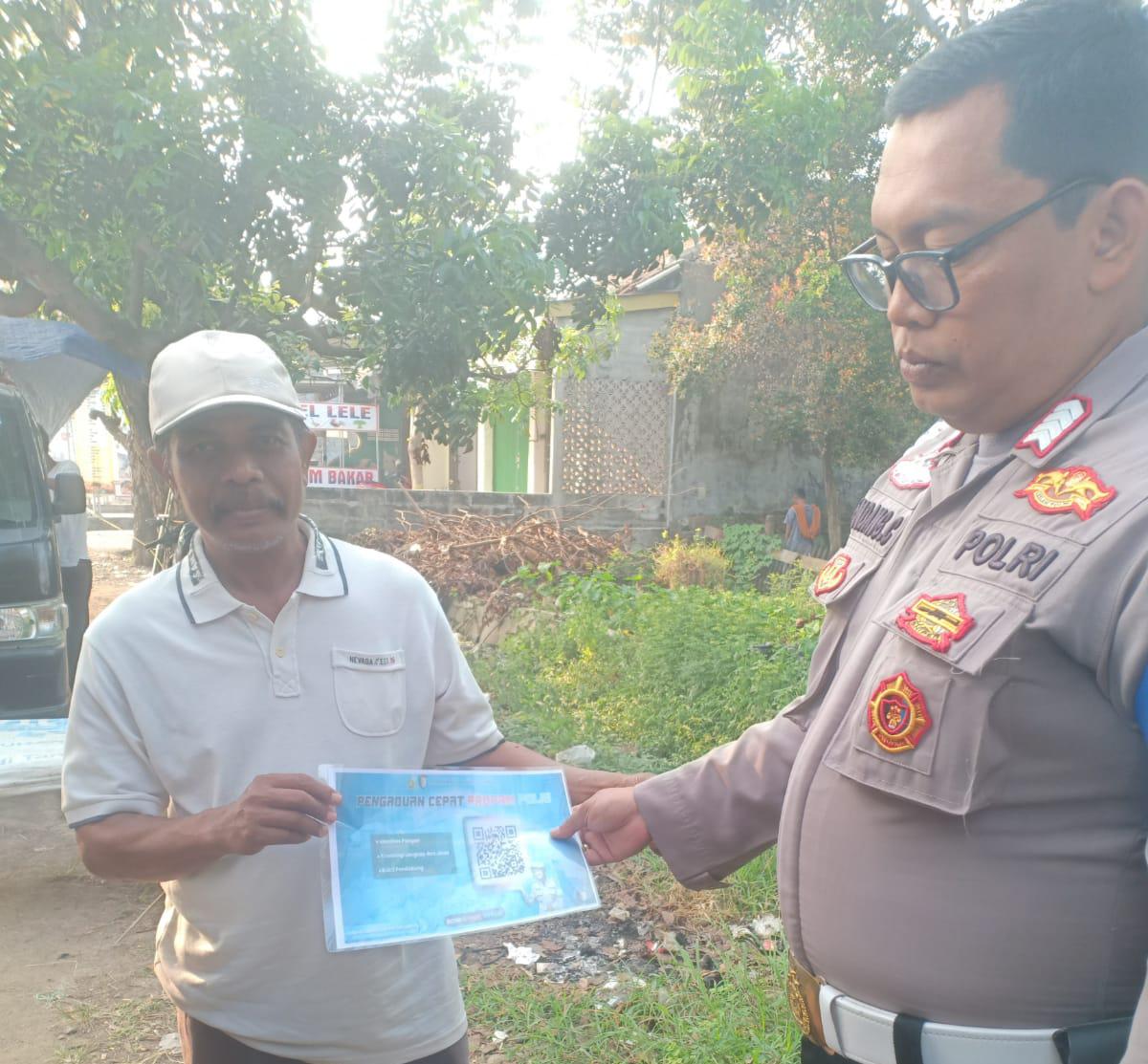 Polsek Telagasari Sosialisasikan Layanan Pengaduan Propam Polri