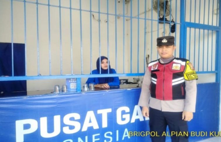 Kunjungi Pusat Gadai Gempol Patroli Prekat Polsek Banyusari di Siang Hari