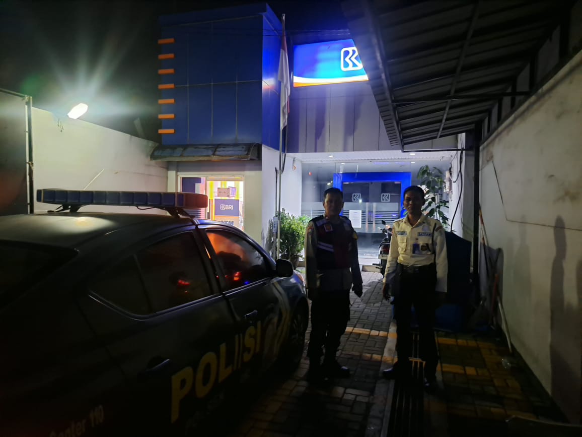 Samapta Polsek Klari Patroli dinihari, Ciptakan Situasi Bank BRI Aman dan Kondusif