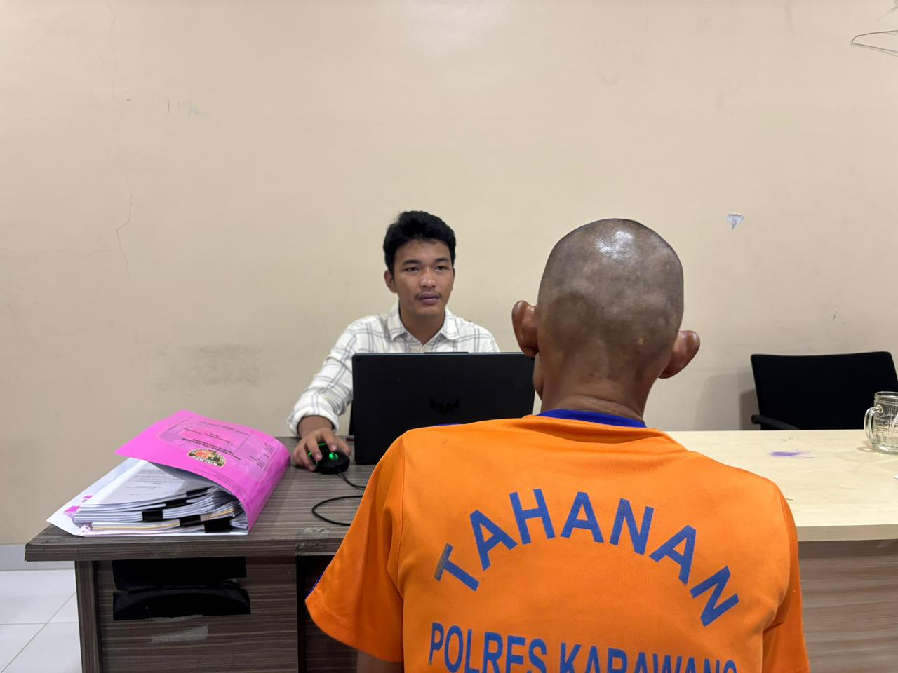 Satres PPA dan PPO Polres Karawang Tangkap Ayah Diduga Perkosa Anak Kandung