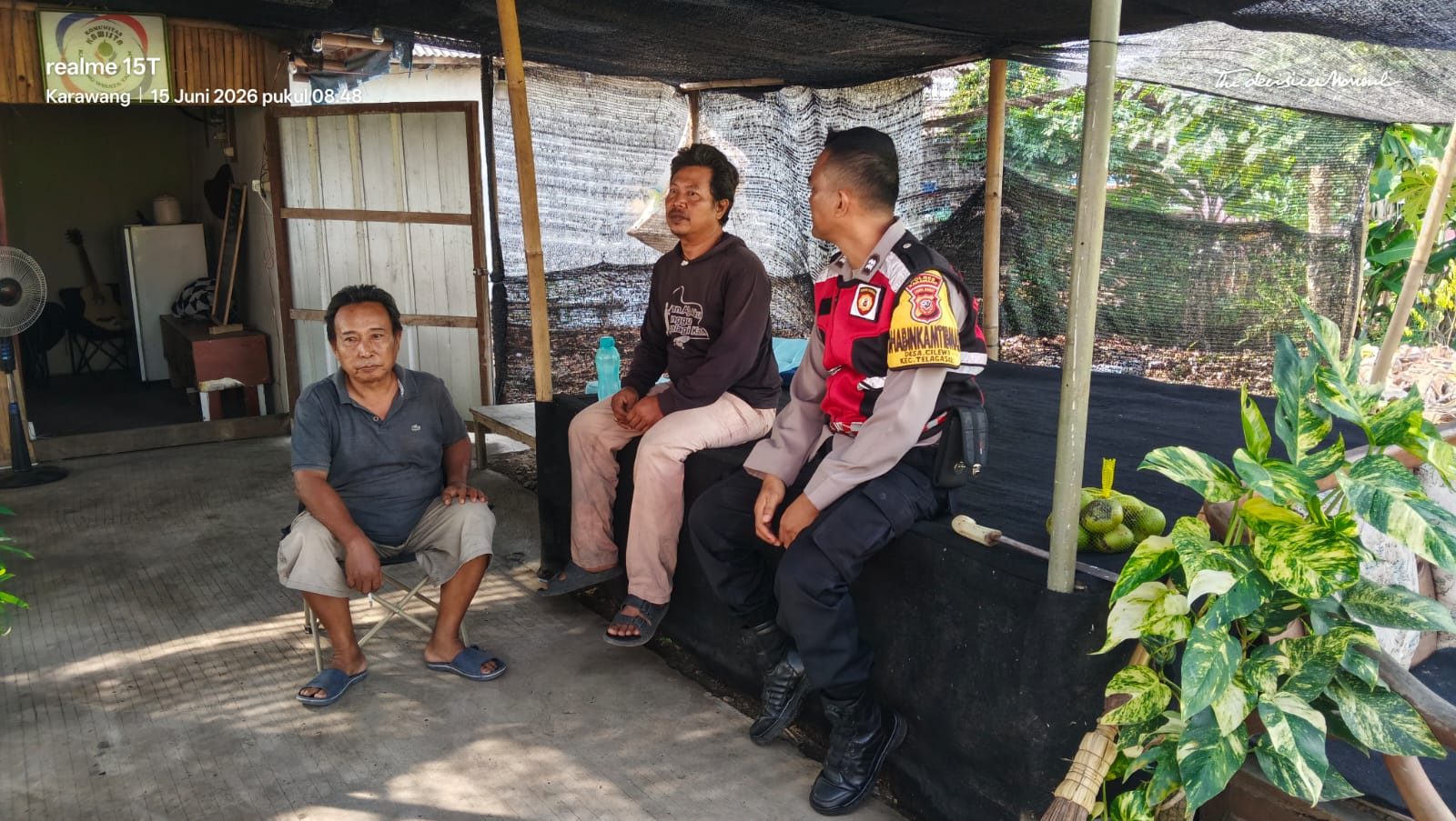 Antisipasi Kenakalan Remaja di Desa Binaan, Bhabinkamtibmas Polsek Telagasari Lakukan Penyuluhan