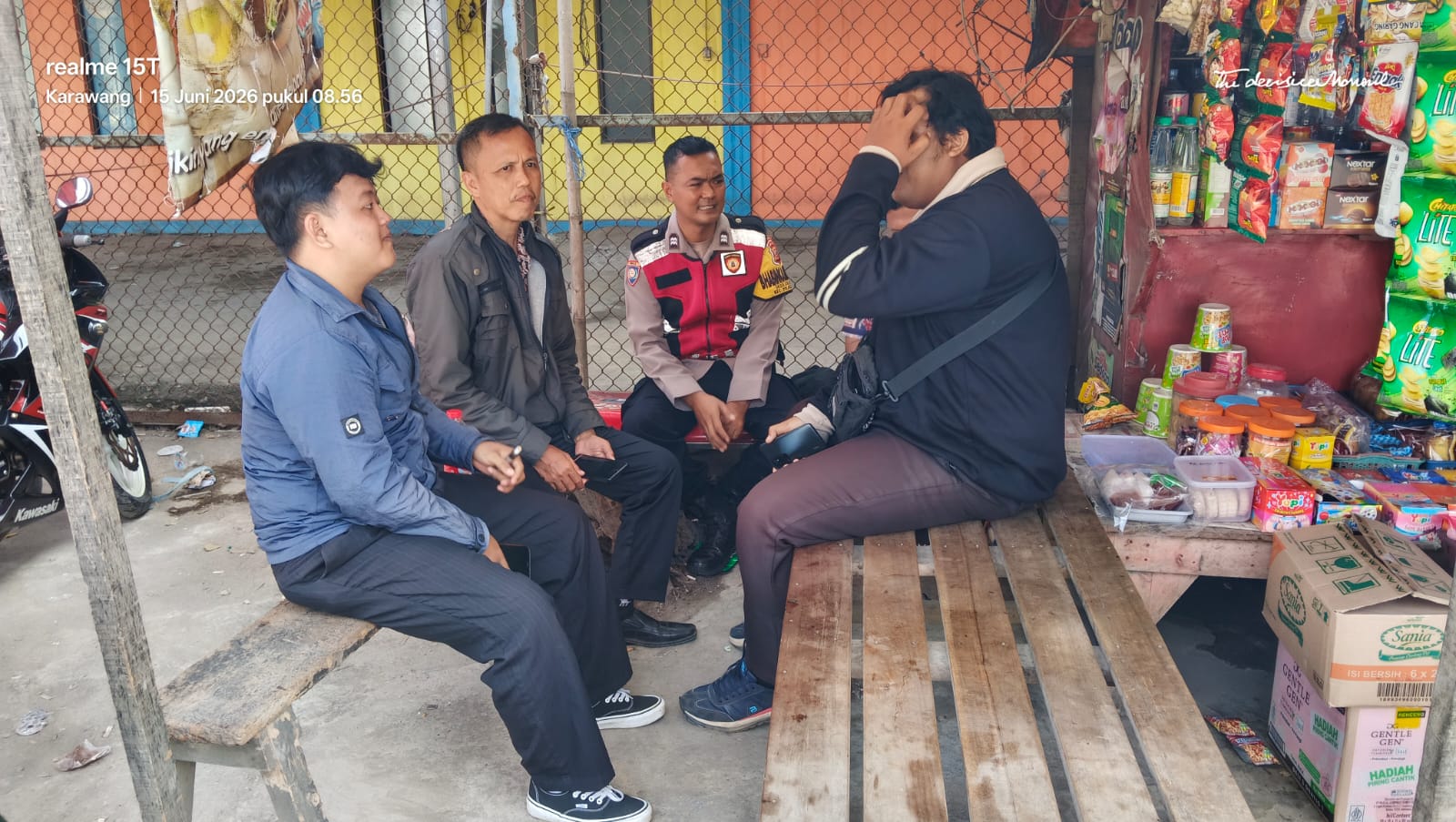 Antisipasi C3, Bhabinkamtibmas Polsek Telagasari Beri Masyarakat Himbauan Kamtibmas