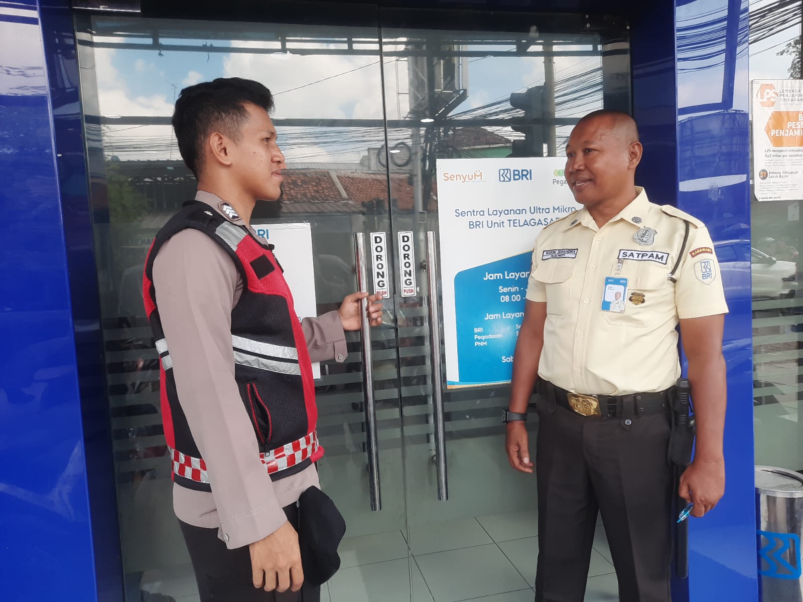 Personil Polsek Telagasari Lakukan Patroli di Objek Vital Antisipasi Gangguan Kamtibmas