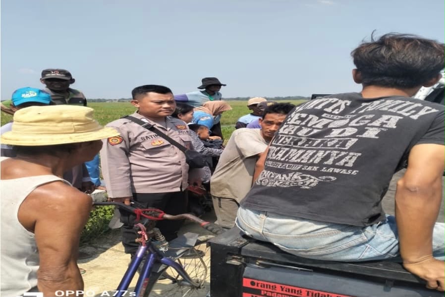 Kanit Sabhara Polsek Banyusari Melaksanakan Sosialisasikan Bahaya TPPO