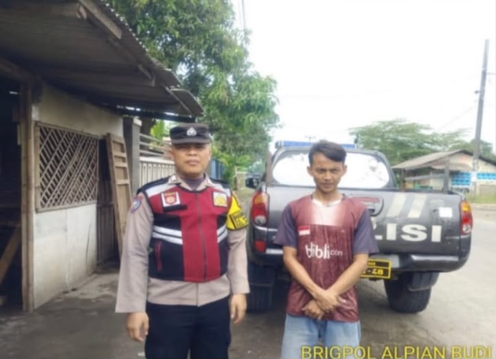 Prekat Polsek Banyusari Giat Patroli Jalan Raya Antisipasi Kejahatan