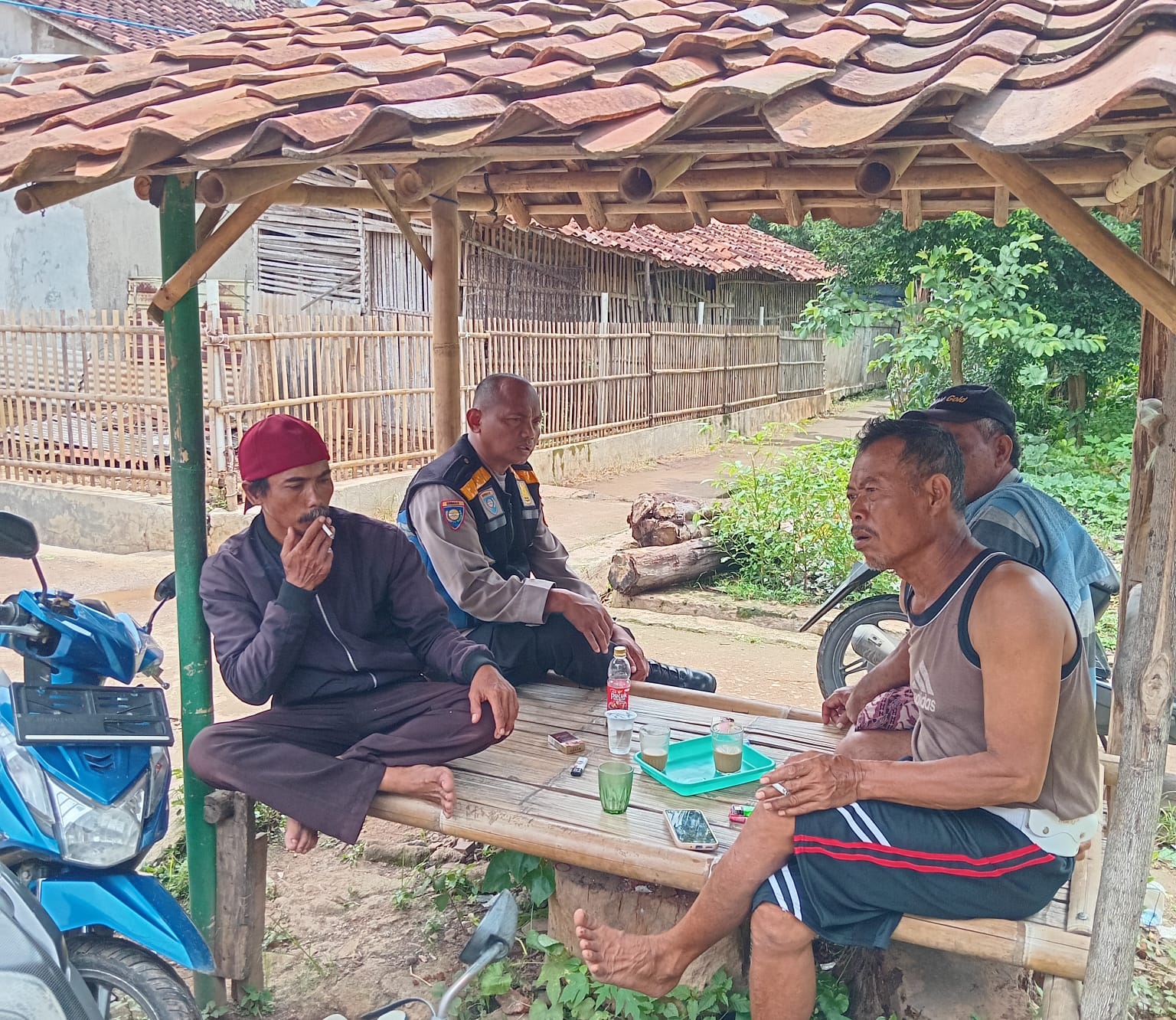 Bhabinkamtibmas Polsek Telagasari Serukan Himbauan Kamtibmas Kepada Masyarakat Binaan