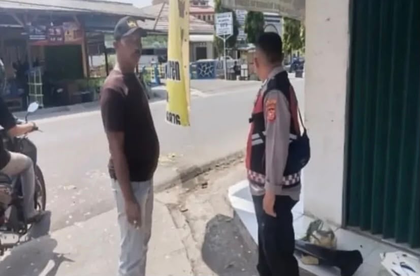 Prekat Polsek Banyusari Giat Patroli Jalan Raya Antisipasi Kejahatan
