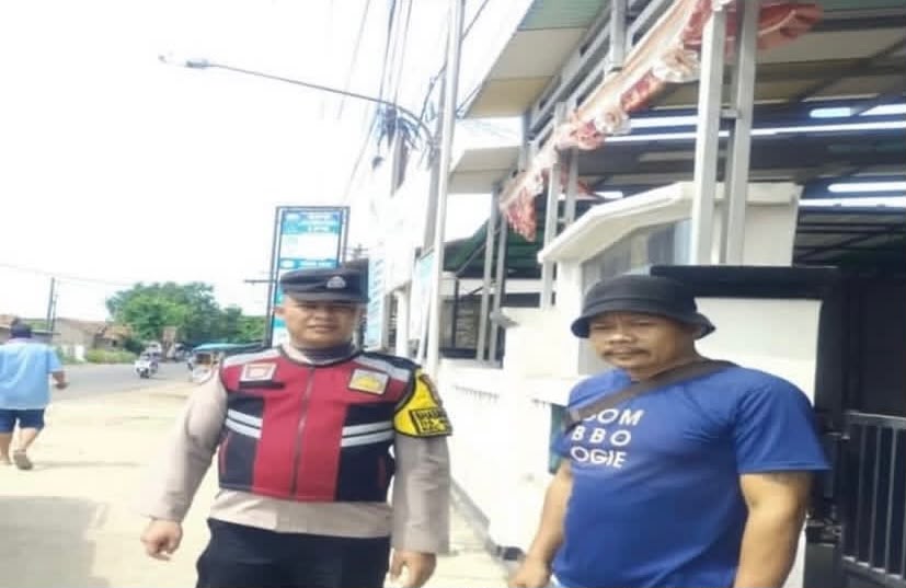 Prekat Polsek Banyusari Giat Patroli Jalan Raya Antisipasi Kejahatan