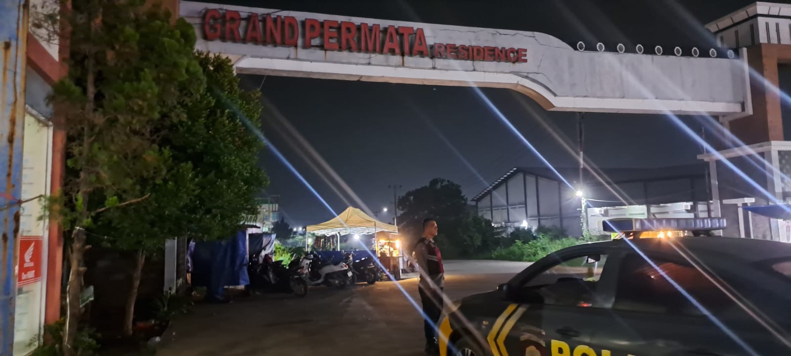 Patroli Malam Polsek Klari Kontrol Pemukiman Warga Perum Grand Permata Residance