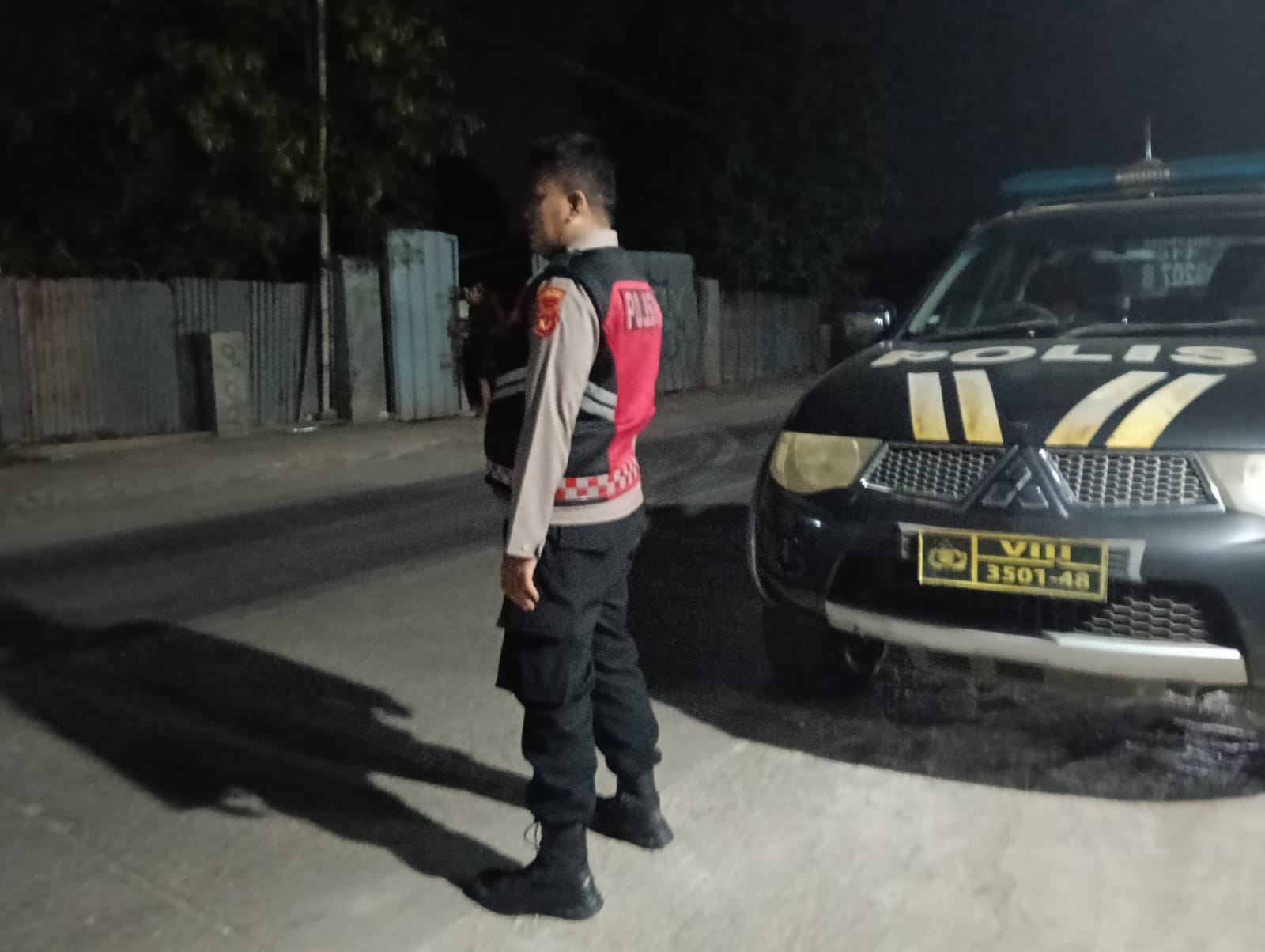Jaga Wilayah Perbatasan, Polsek Telagasari Pastikan Lingkungan Bebas Gukamtibmas