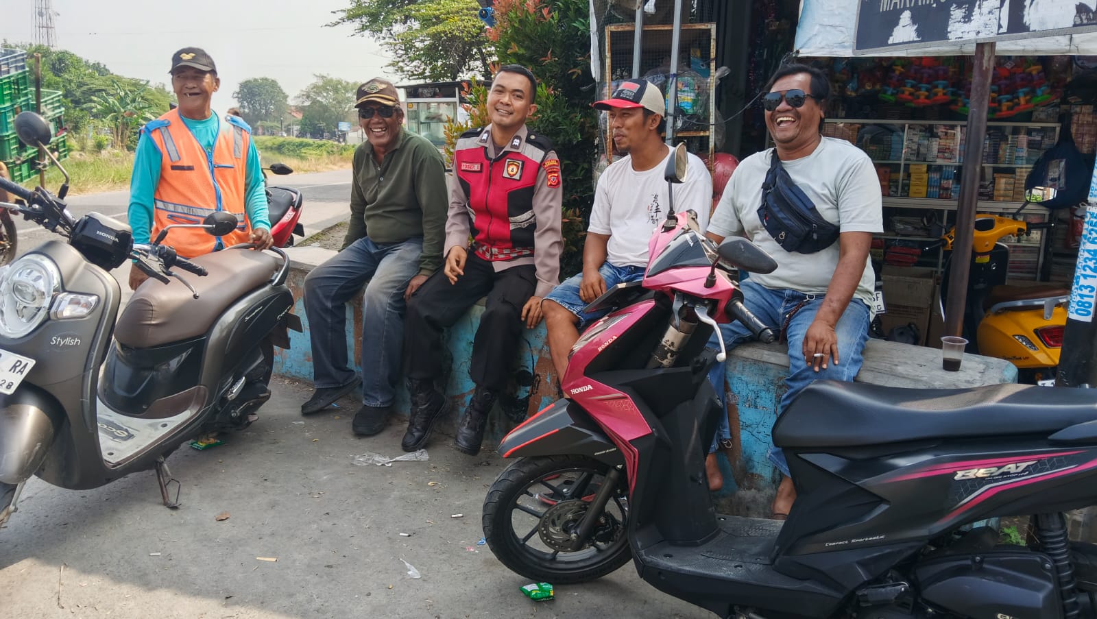 Bhabinkamtibmas Polsek Telagasari Serukan Himbauan Waspada TPPO