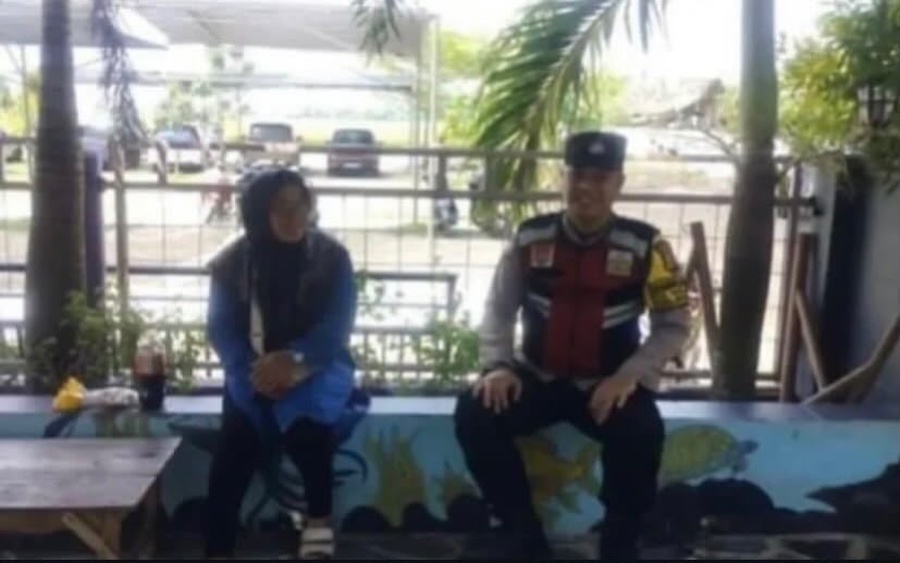 Kanit Sabhara Polsek Banyusari Melaksanakan Sosialisasikan Bahaya TPPO