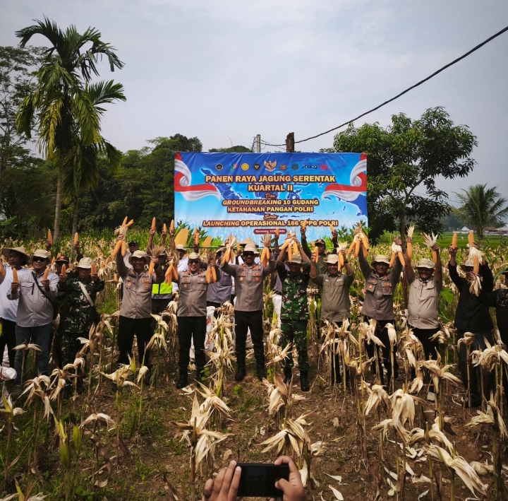 Polres Karawang Melalui Sat Reskrim Dukung Penuh Program Ketahanan Pangan Nasional