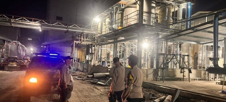 Polisi Jatisari Patroli Malam, Sambangi PT. ABB