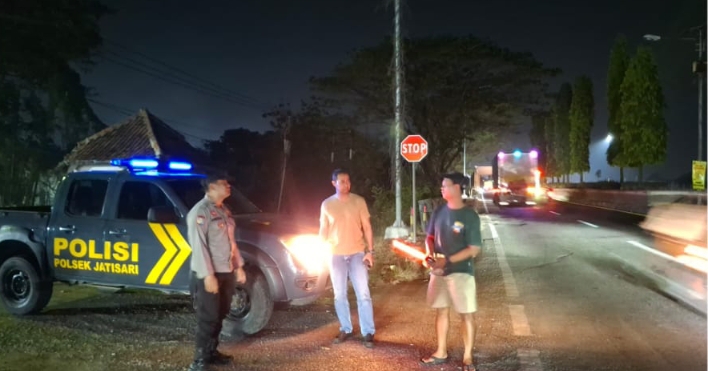 Jalan Pantura Gamon Sasaran Patroli Malam Polsek Jatisari