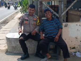Personil Polsek Jatisari Ingatkan Warga Terkait Kamtibmas Kenakalan Remaja