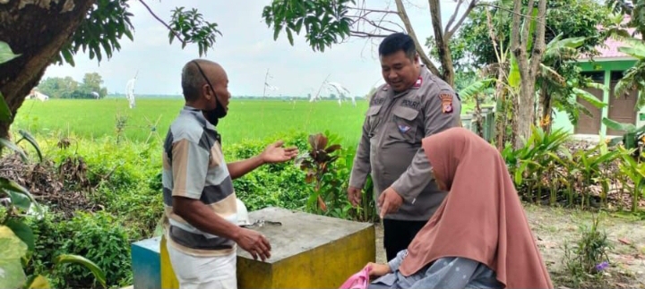 Ini Pesan Kamtibmas Buat Orangtua, Saat Personel Polsek Telukjambe Barat Sambang Warga