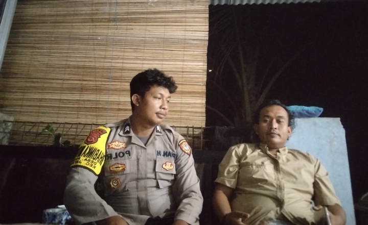 Bhabinkamtibmas Polsek Jatisari Gencar Laksanakan Siskamling Antisipasi Gukamtibmas