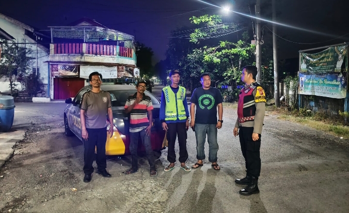 Personil Polsek Klari Laksanakan Patroli Malam di Titik Rawan Kamtibmas