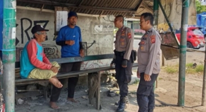Polsek Jatisari Patroli Dialog Sampaikan Nomor Layanan Pengaduan “Lapor Pak Kapolres