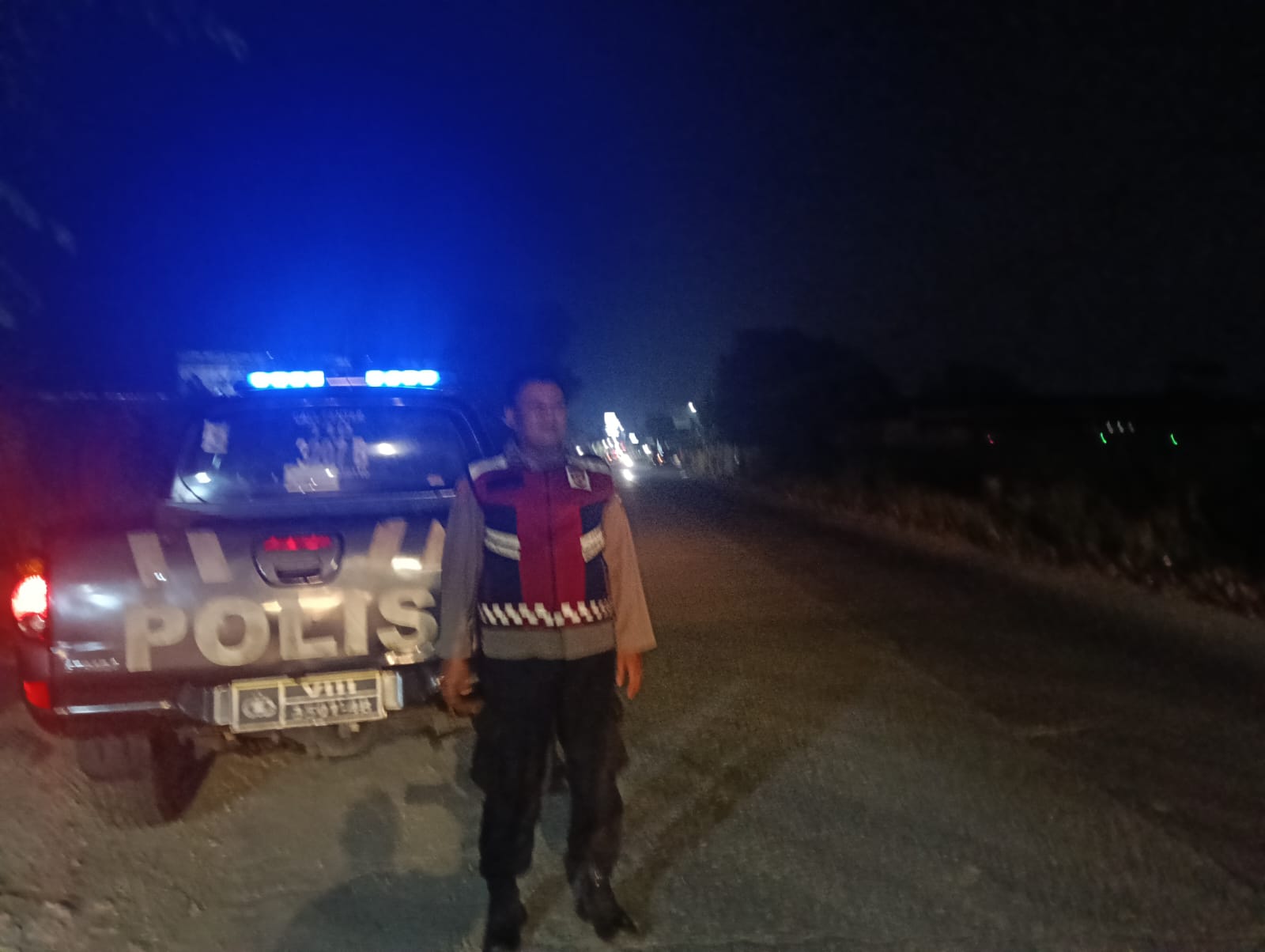 Jaga Wilayah Perbatasan, Polsek Telagasari Pastikan Lingkungan Bebas Gukamtibmas