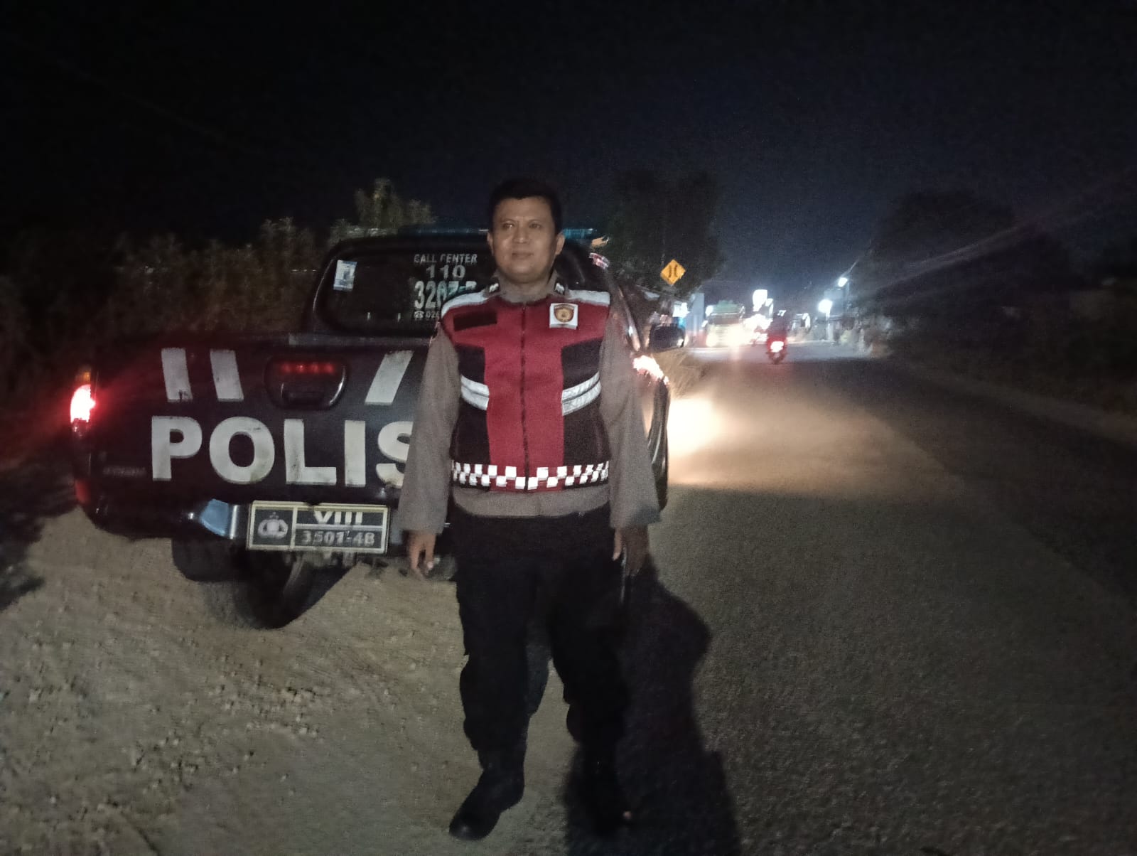 Cegah Aksi Gukamtibmas Malam, Patroli Polsek Telagasari Susuri Wilayah Rawan