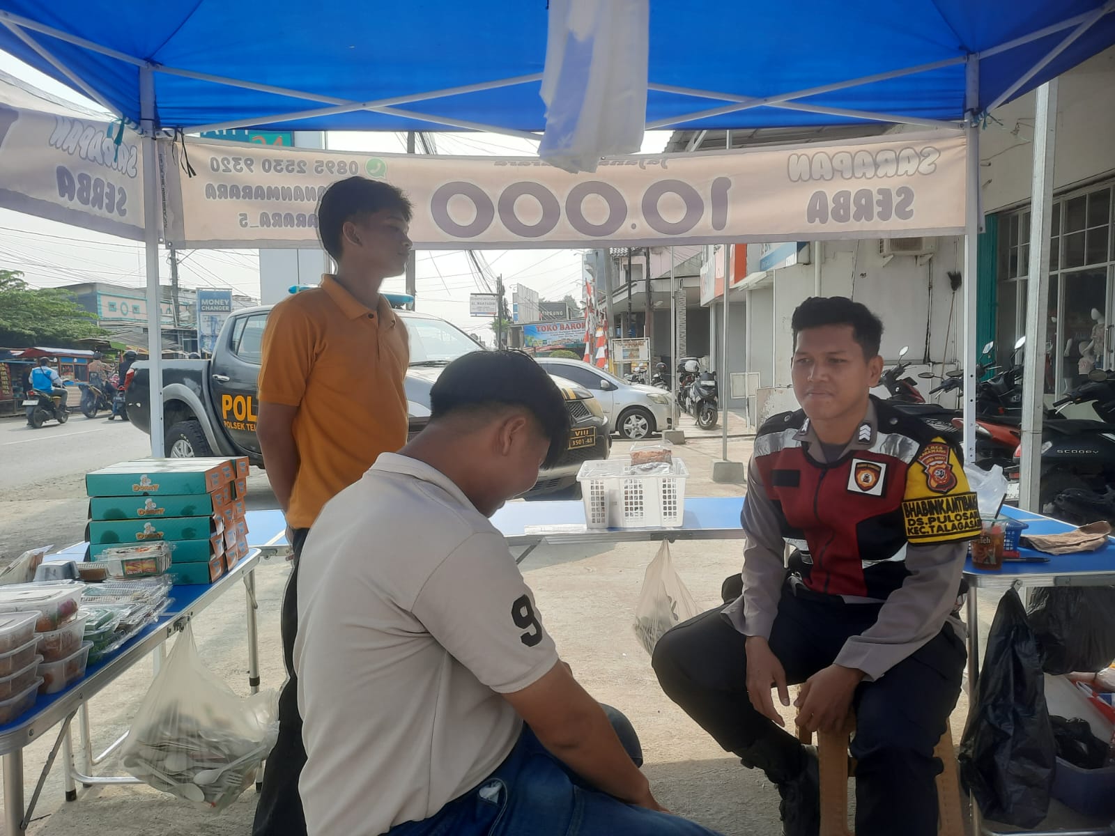 Bhabinkamtibmas Polsek Telagasari Sebar Himbauan Antisipasi C3