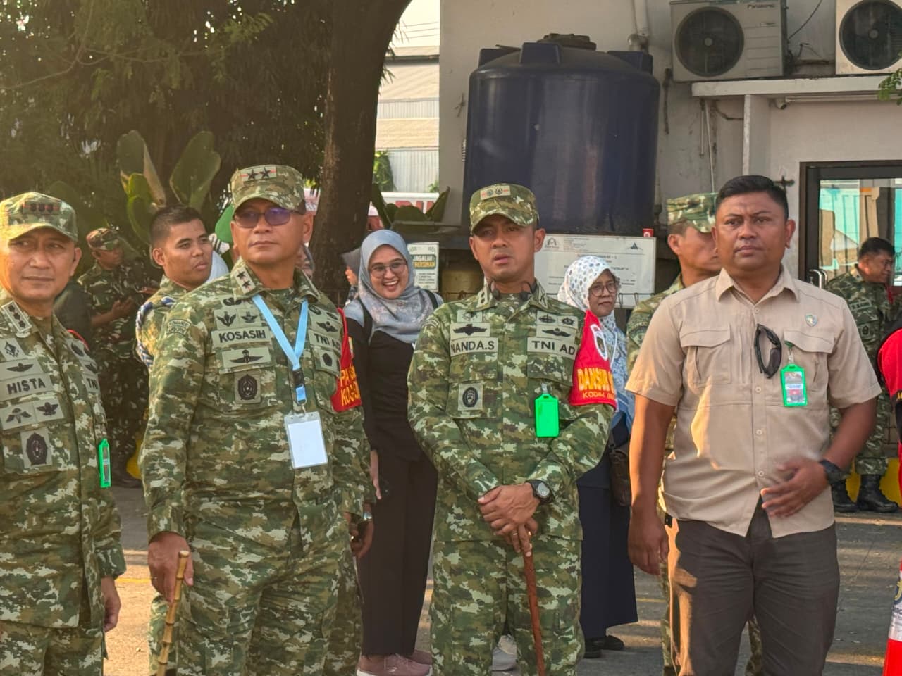 Sinergitas TNI-Polri, Kawal Peluncuran BBM B50 oleh Presiden Prabowo di KM 57