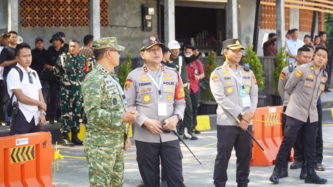 Sukses Kawal Kunker Presiden Prabowo di KM 57, Kapolres Karawang Apresiasi Sinergitas TNI-POLRI