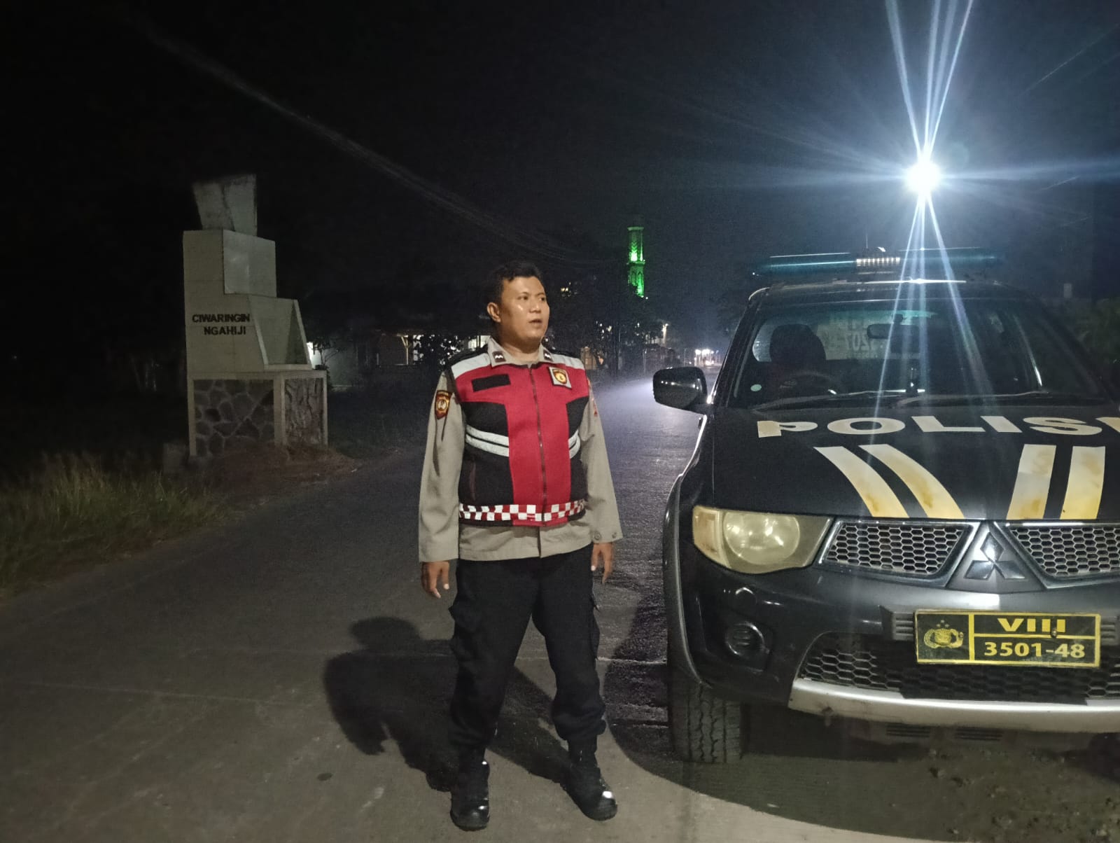 Polsek Telagasari Gencar Laksanakan Patroli Malam, Cegah Gukamtibmas di Wilayah Perbatasan