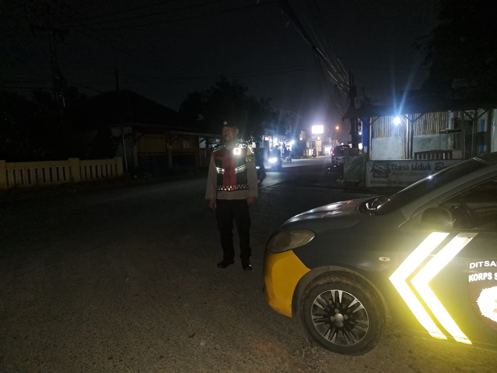 Antisipasi Tawuran, Aksi Kejahatan, Polsek Klari Lakukan Patroli Blue Light, Sasar Jalan Raya Kosambi-Telagasari