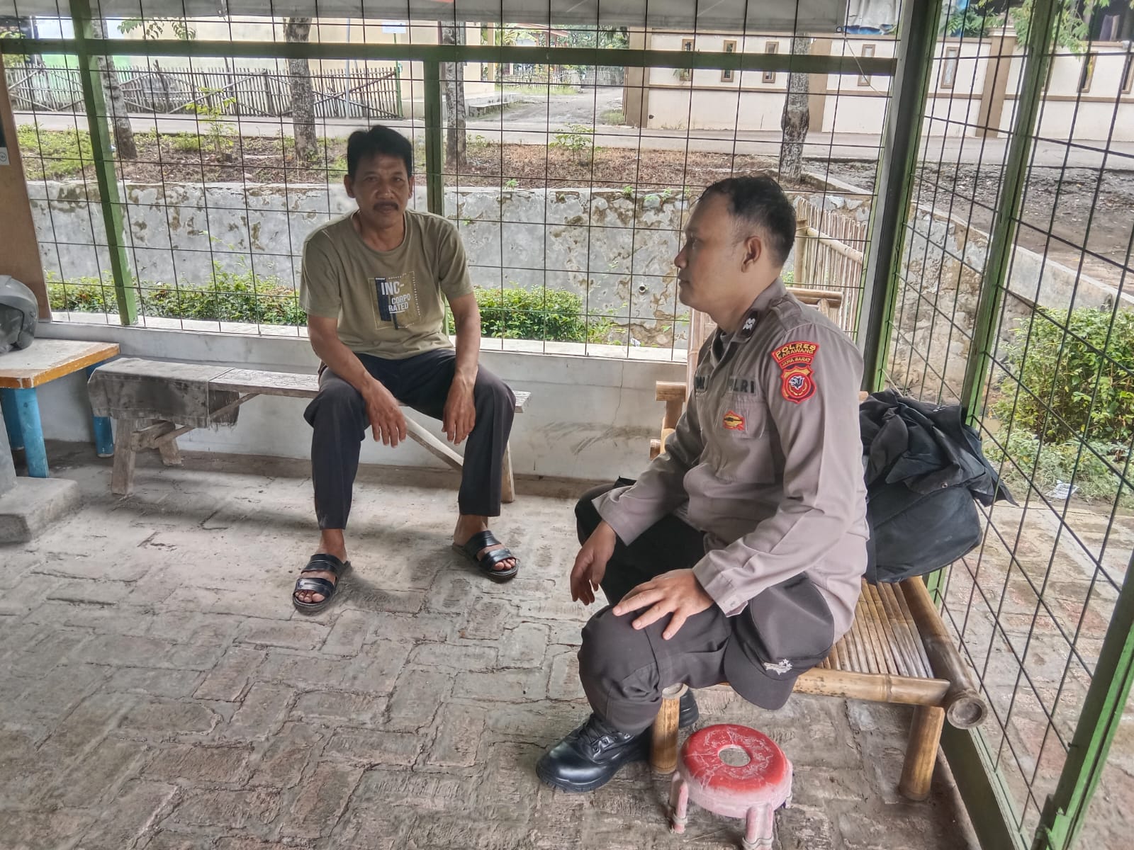 Bhabinkamtibmas Polsek Telagasari Serukan Himbauan TPPO di Lingkungan Masyarakat
