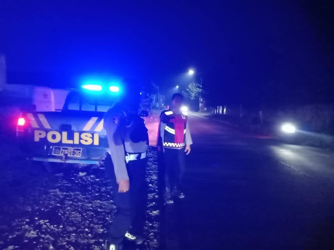 Patroli Polsek Telagasari Susuri Wilayah Rawan, Tekan Angka Gukamtibmas Malam