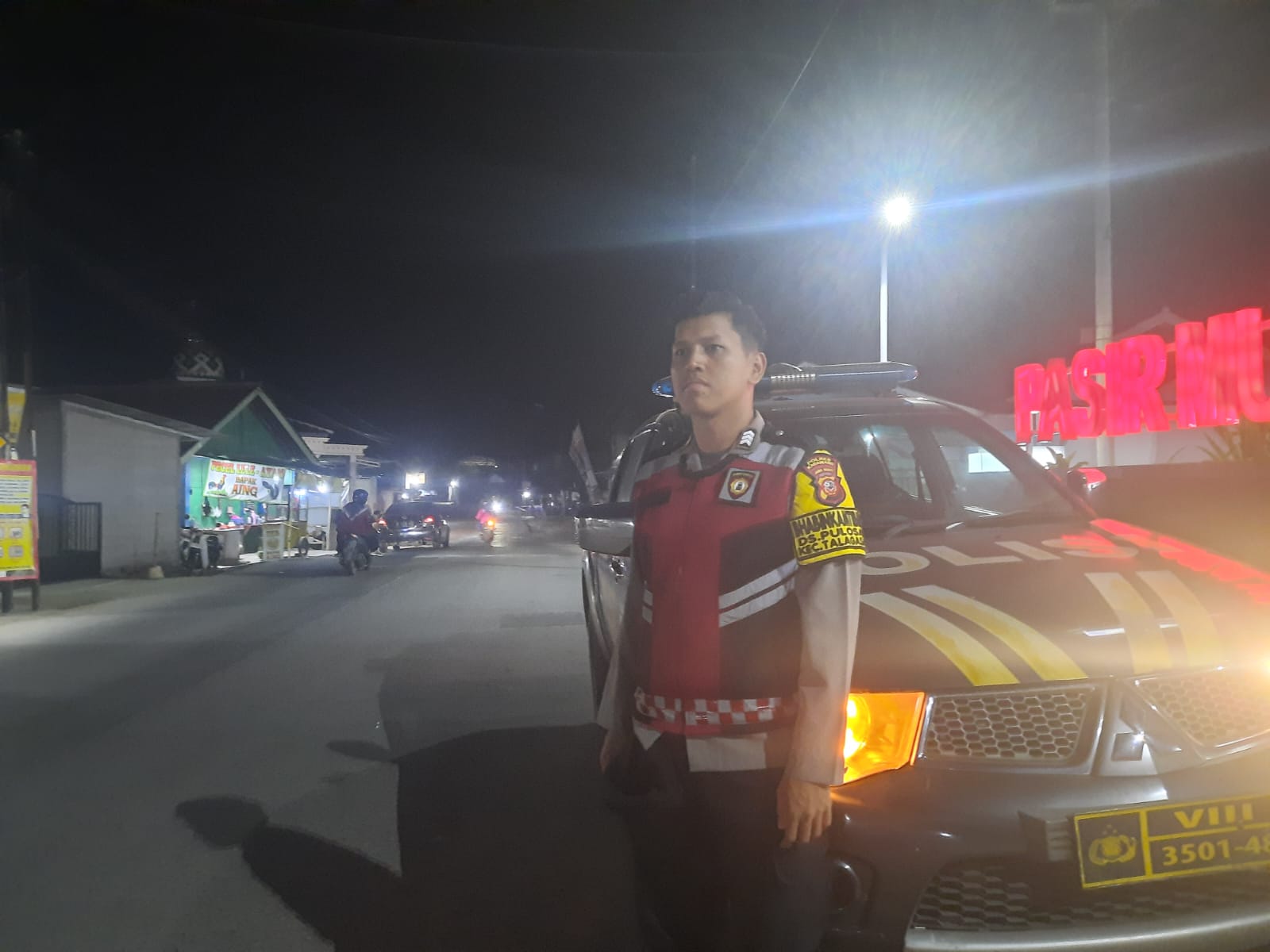 Gencar Susuri Wilayah Perbatasan, Polsek Telagasari Pastikan Lingkungan Bebas Gukamtibmas Malam