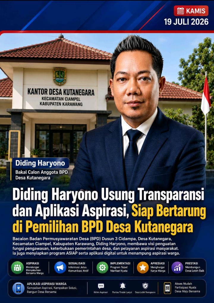 Bawa Program ASIAP, Diding Haryono Bidik Perubahan Tata Kelola Desa Kutanegara