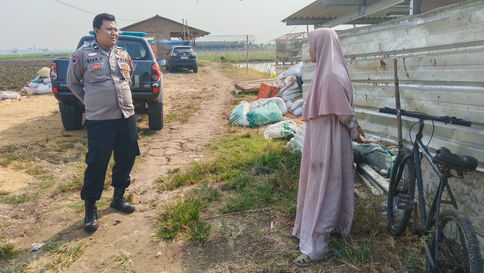 Bhabinkamtibmas Polsek Telagasari Sebar Himbauan TPPO Kepada Masyarakat Binaan