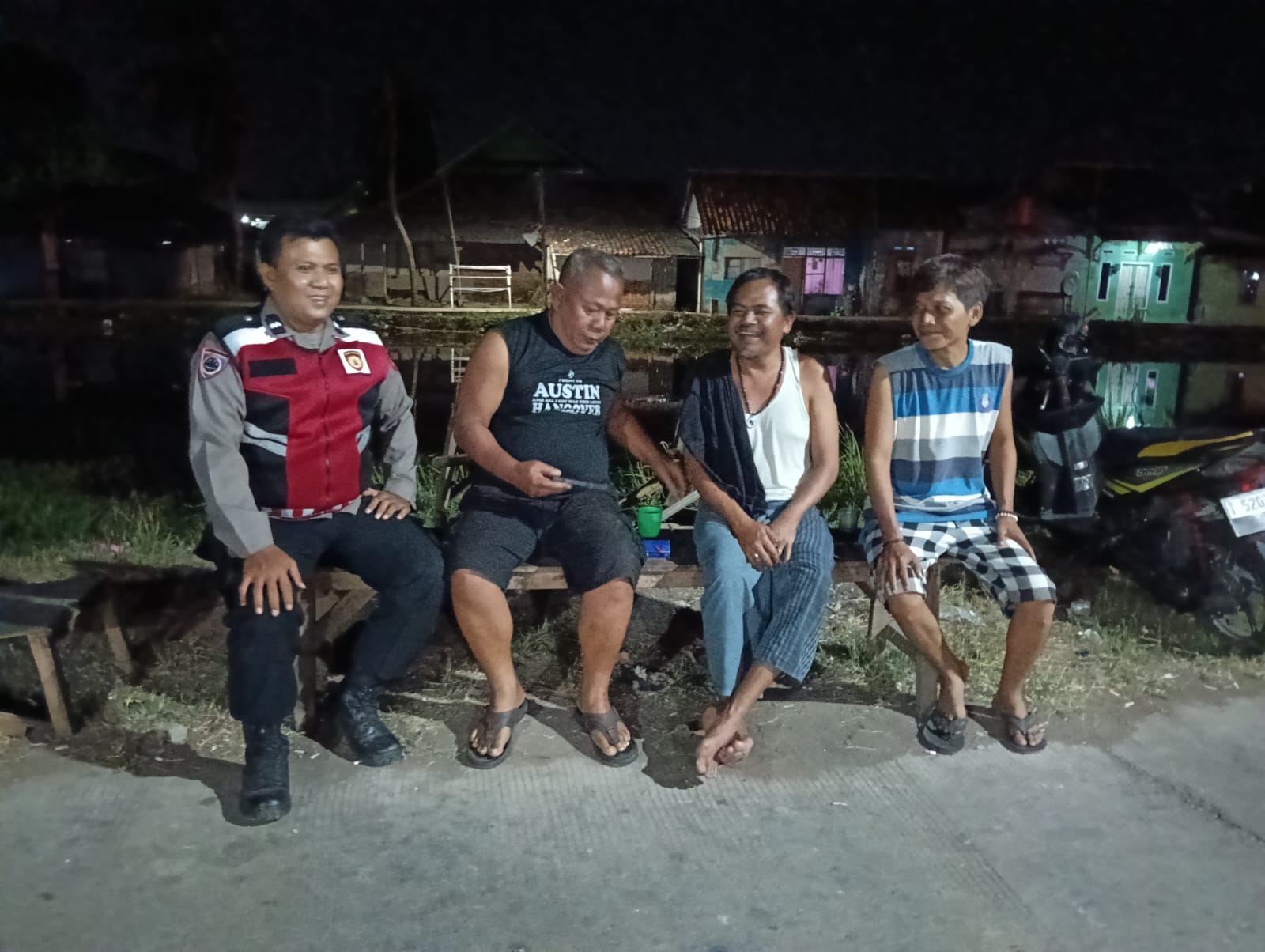 Sambangi Warga Binaan, Bhabinkamtibmas Polsek Telagasari Sampaikan Himbauan Kamtibmas