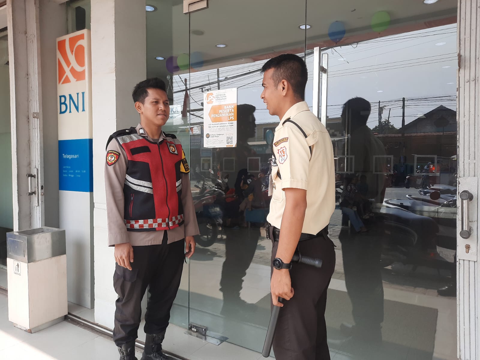 Antisipasi Gangguan Kamtibmas, Polsek Telagasari Laksanakan Patroli di Sekitar Objek Vital