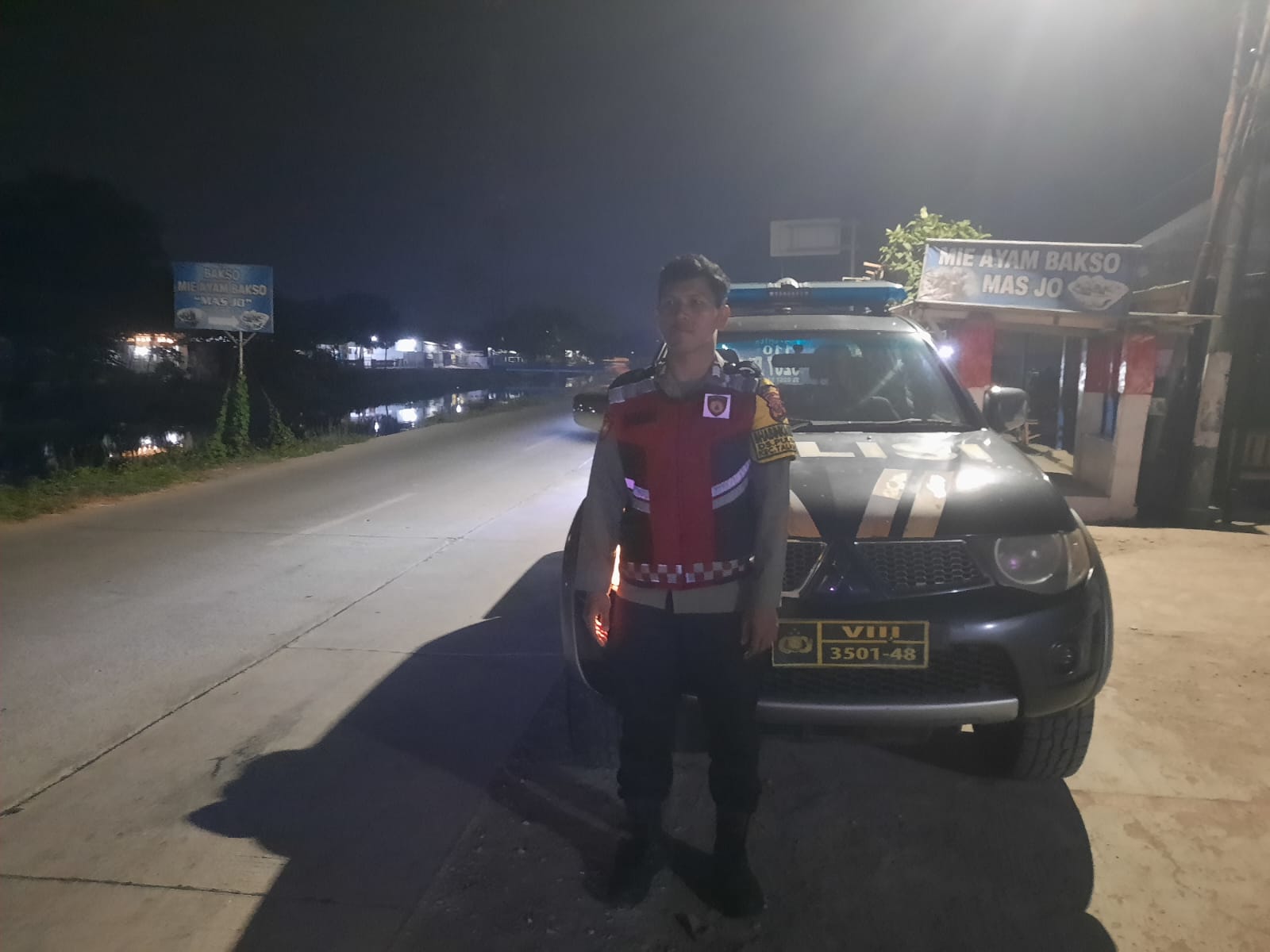 Antisipasi Gukamtibmas, Polsek Telagasari Susuri Wilayah Rawan Kejahatan Malam