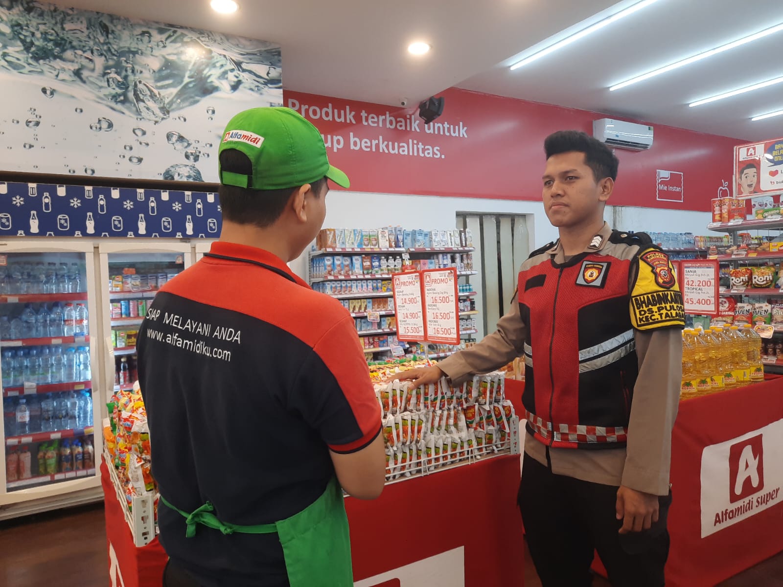 Antisipasi Gukamtibmas, Poslek Telagasari Gelar Patroli di Sekitar Pertokoan