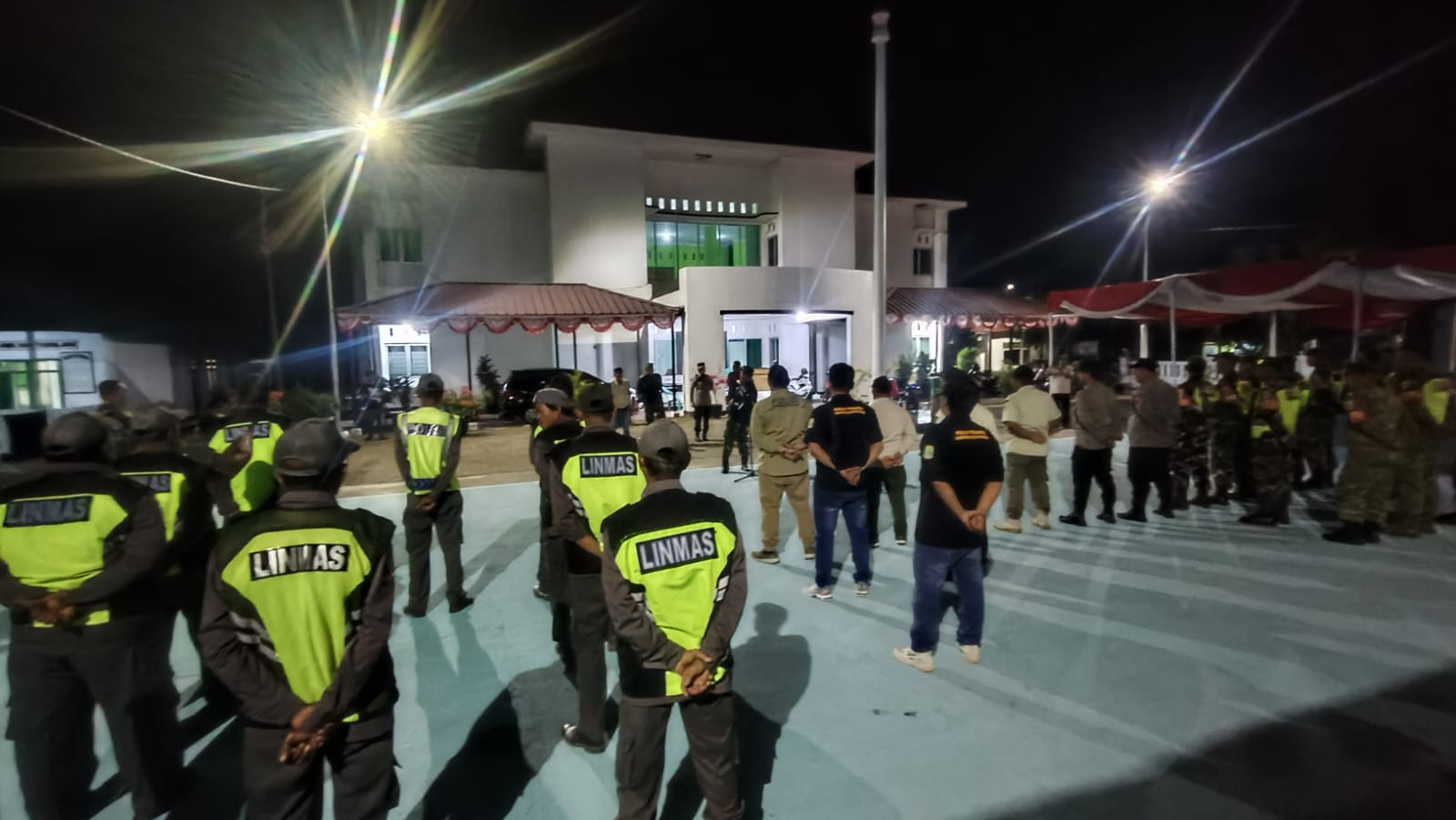 Apel Gabungan 3 Pilar Dalam Rangka Persiapan Patroli Skala Besar di Wilayah Hukum Polsek Jatisari