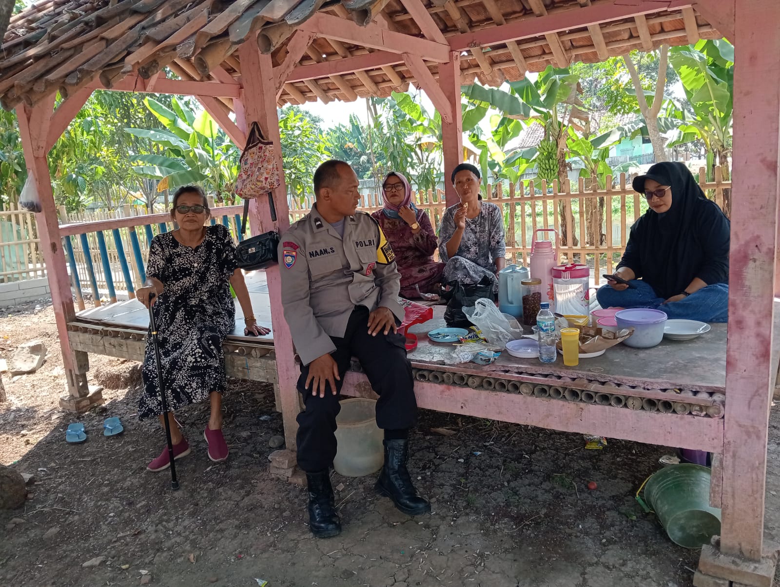 Bhabinkamtibmas Polsek Telagasari Rutin Sambangi Warga Binaan Untuk Sebar Himbauan TPPO