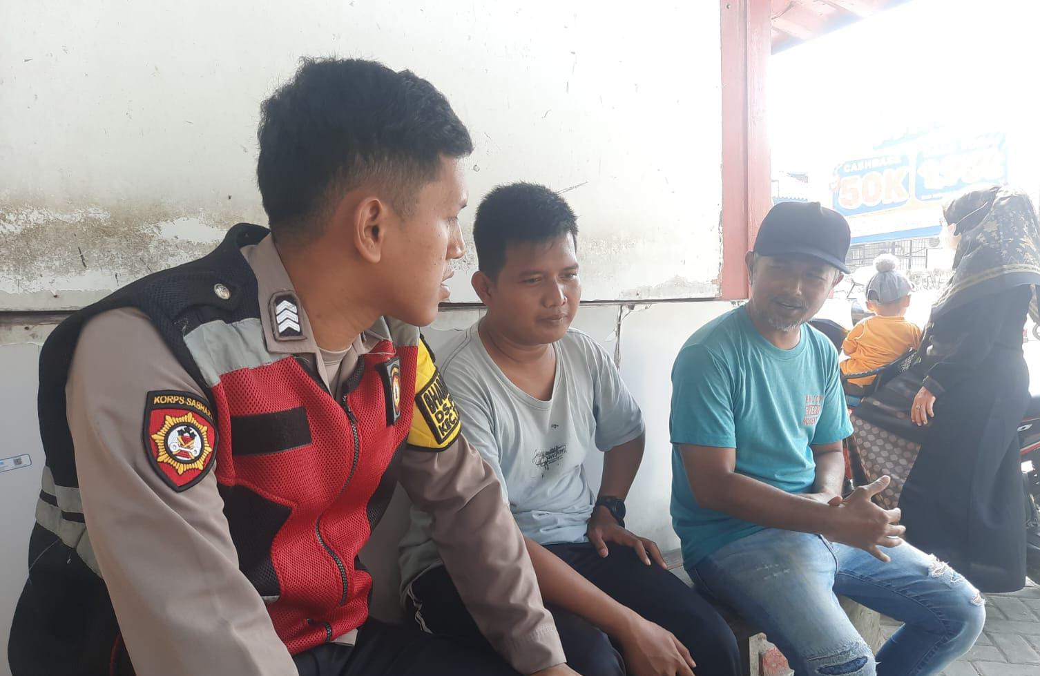 Bhabinkamtibmas Polsek Telagasari Sambangi Warga Binaan Untuk Sampaikan Himbauan Kamtibmas