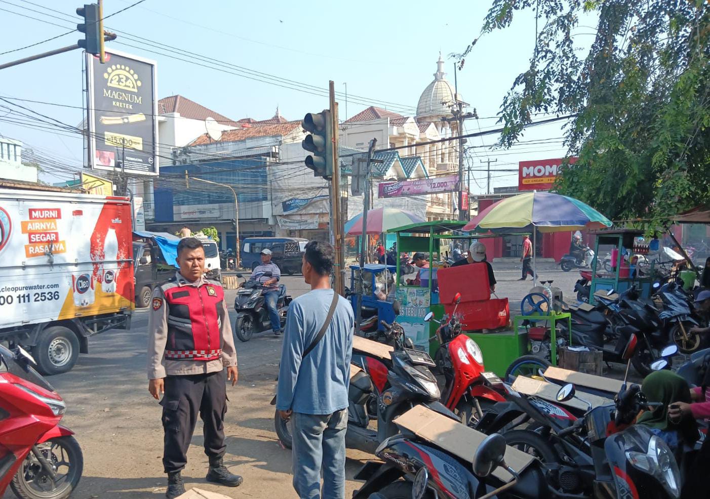 Sambangi Warga Binaan, Bhabinkamtibmas Polsek Telagasari Sebar Himbauan Kamtibmas