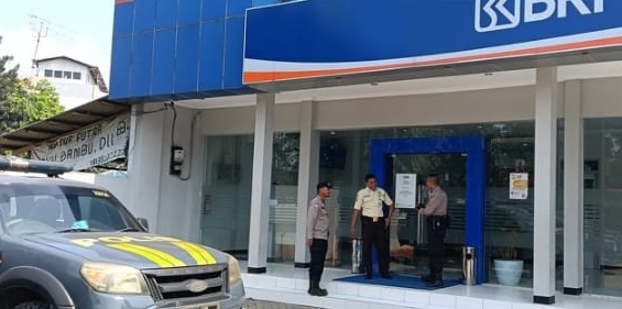 Sasaran Patroli Polsek Jatisari Kantor Bank BRI